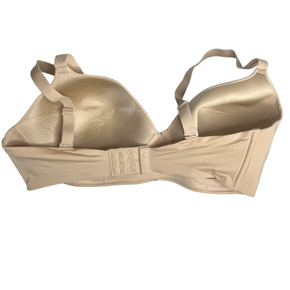 Maidenform Wireless Bra Womens Size 38D Beige Padded - Picture 2 of 6